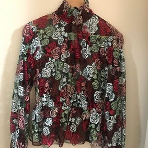 Zac Posen NWT floral top